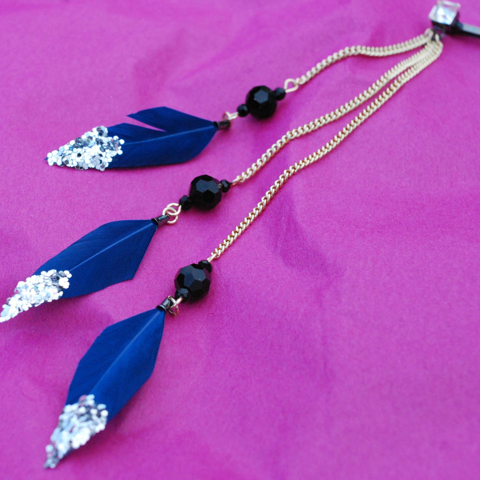 Feather Hair Clip Set Feather Hair Accessories Feather Hair Etsy UK