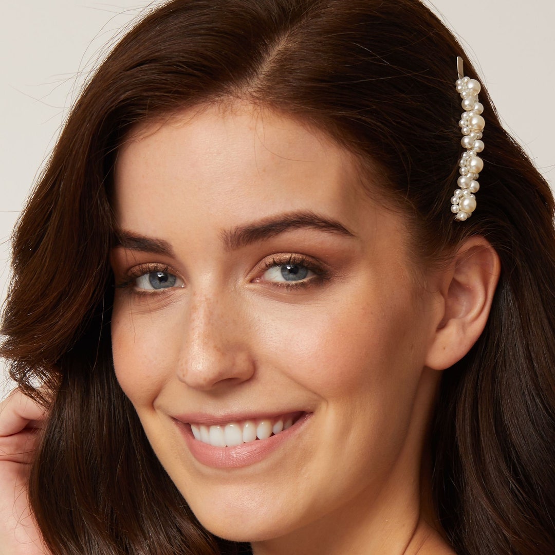 Pearl Hair Clips Bridal Hair Clips Pearl Hair Grips Pearl Hair Slides