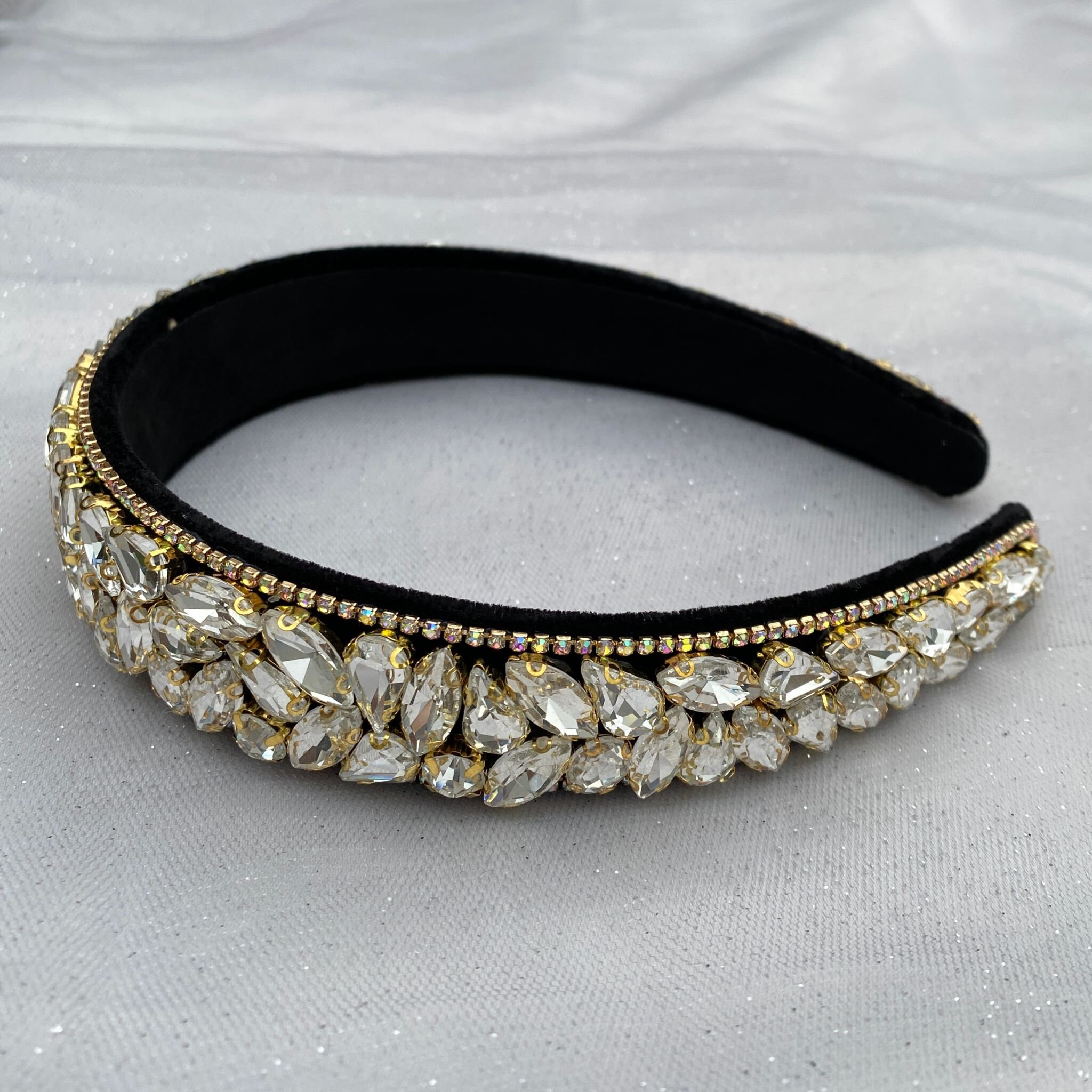 Sparkling Headband Sparkly Hair Band Wedding Guest Headband