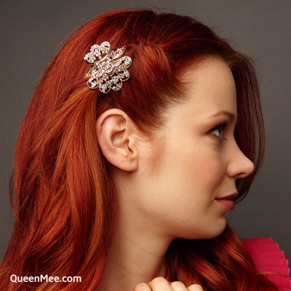HAIR CLAW SMALL ROSE HAIR CLAW SMALL ROSE
