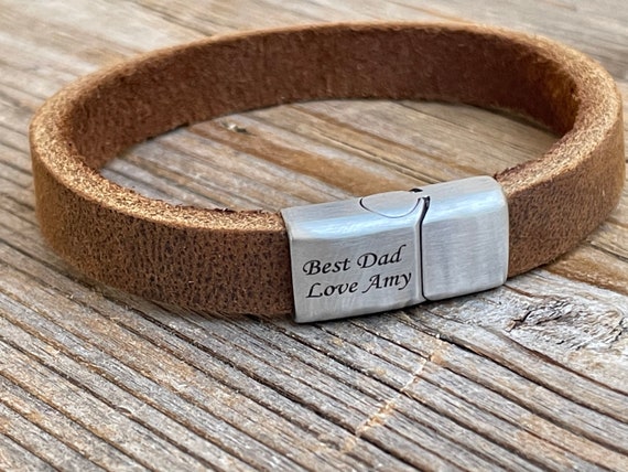 Buy Boyfriend Gift, Mens Personalised Wood Bracelet, Mens Custom Bracelet,  Birthday Gift for Him, Boyfriend or Girlfriend Gift Online in India - Etsy