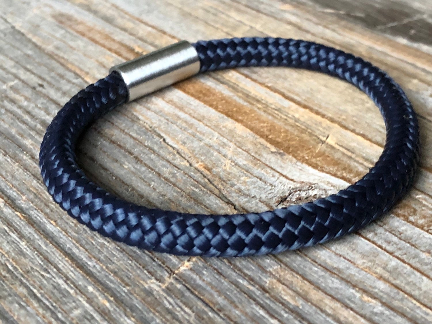 Paracord nautical bracelet bracelet with stainless steel men Etsy