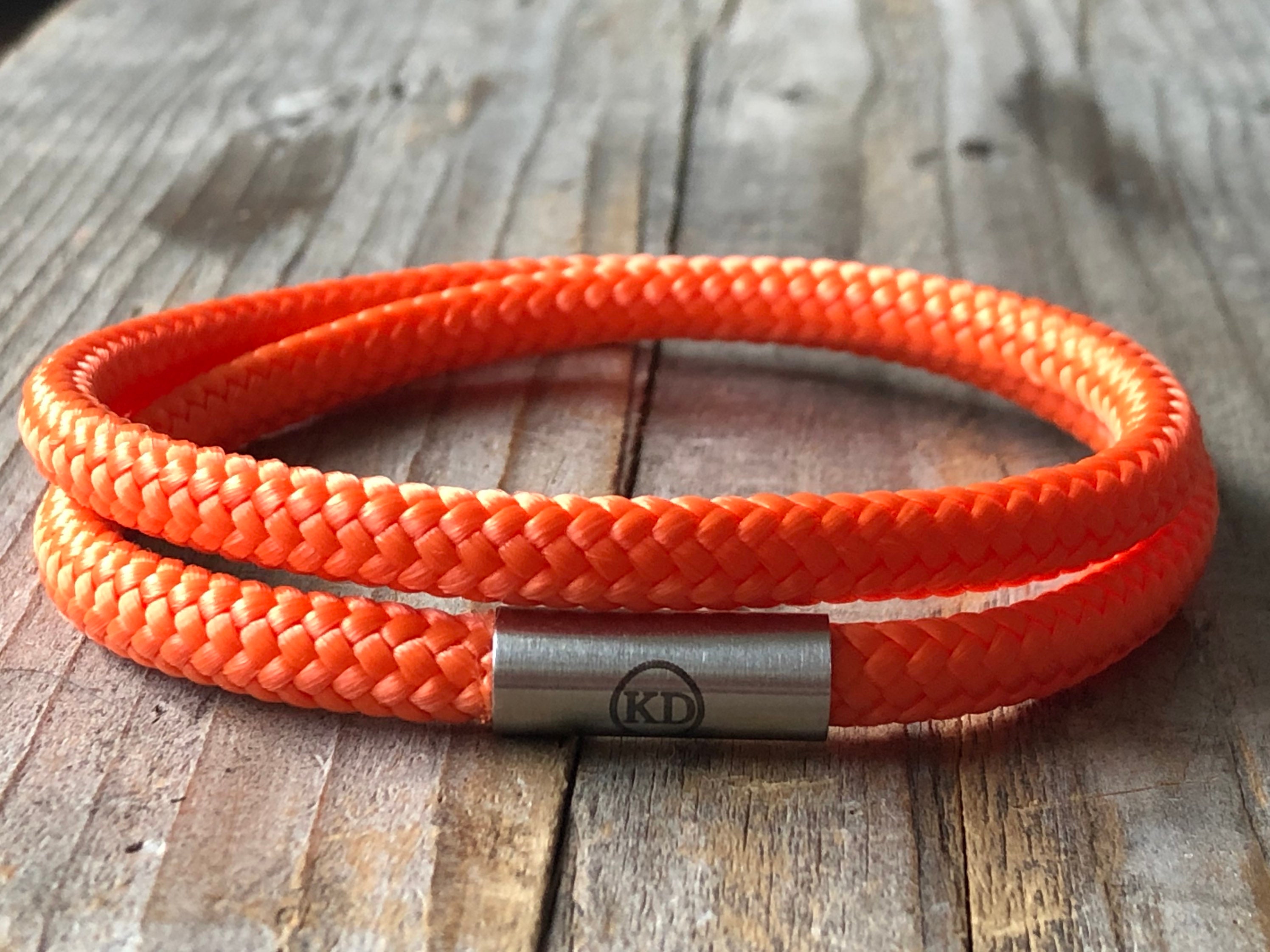 Bejaarden Symmetrie opvoeder Oranje Paracord Armband Nautical Armband Wikkel Armband - Etsy