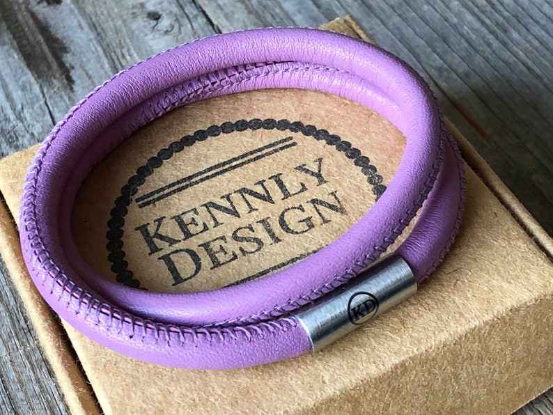 Leather Wrap Bracelet Pink Bracelet Girl Bracelet Women Etsy