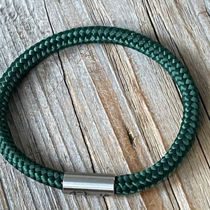 Personalized rugby paracord bracelet, American Football green bracelet, personalized jewelry, sport lover gift, men cord bracelet, rugby image 8