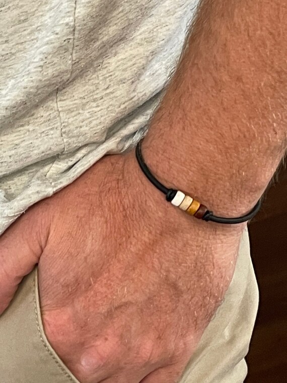 Mens black ceramic best sale bracelet