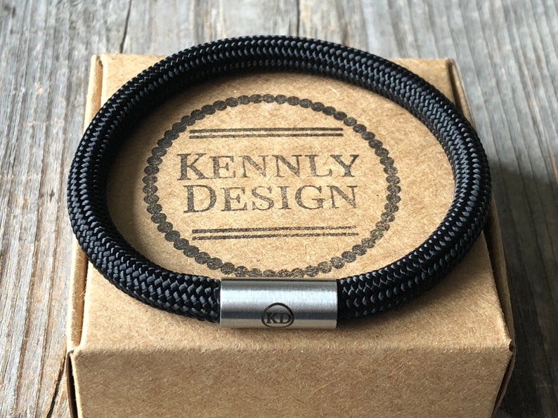 Paracord Nautical Bracelet Black Bracelet Bracelet With Etsy