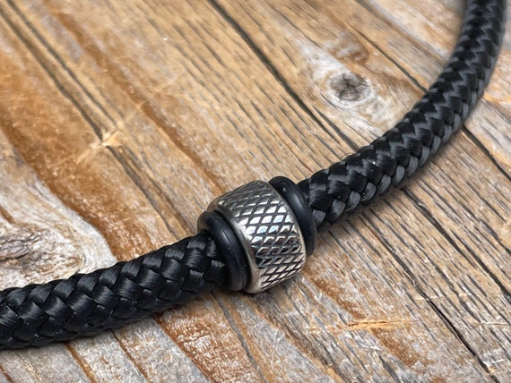 Buy Paracord Necklace Men Necklace Black Necklace With Steel