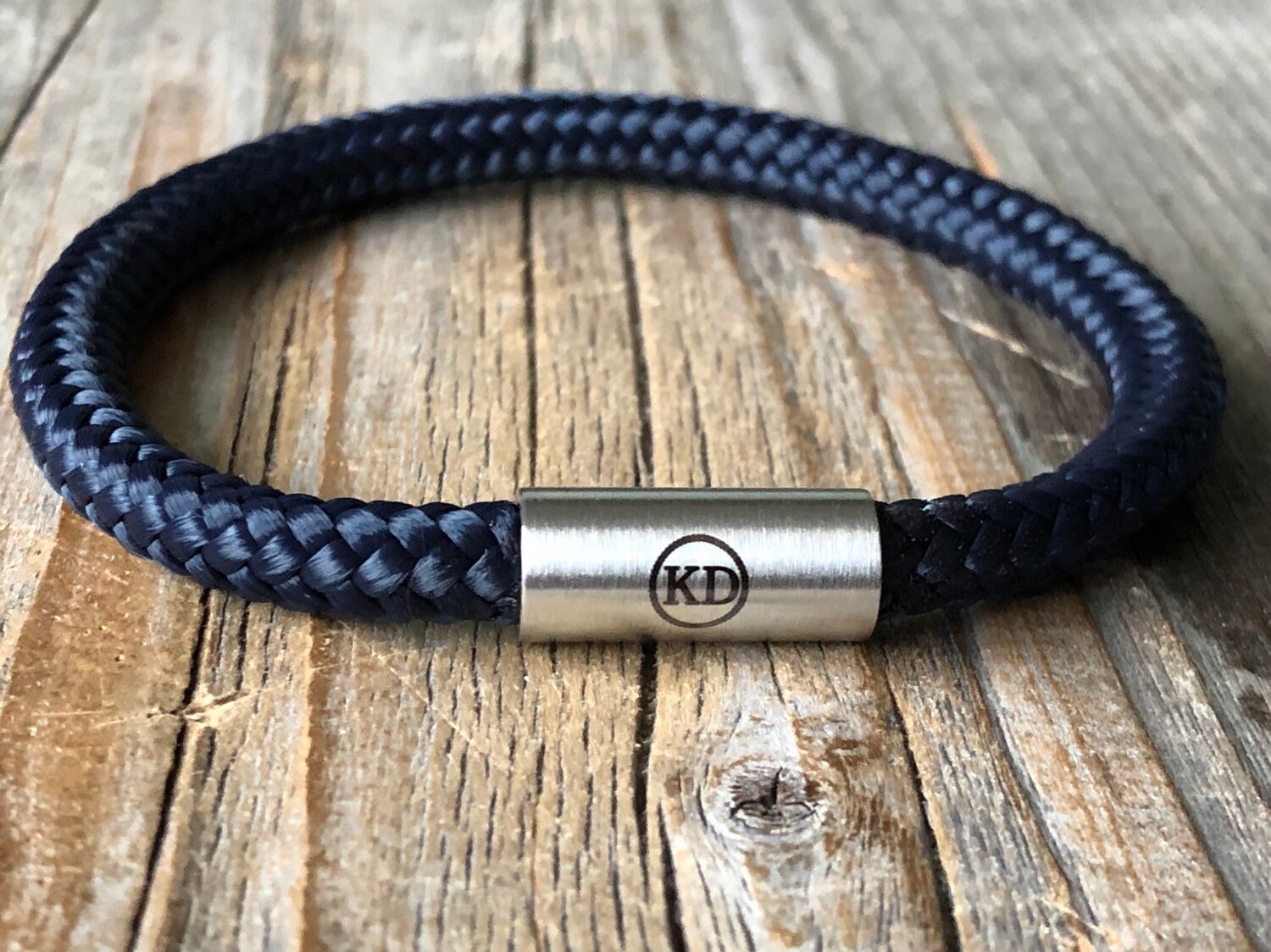 Paracord nautical bracelet bracelet with stainless steel men Etsy