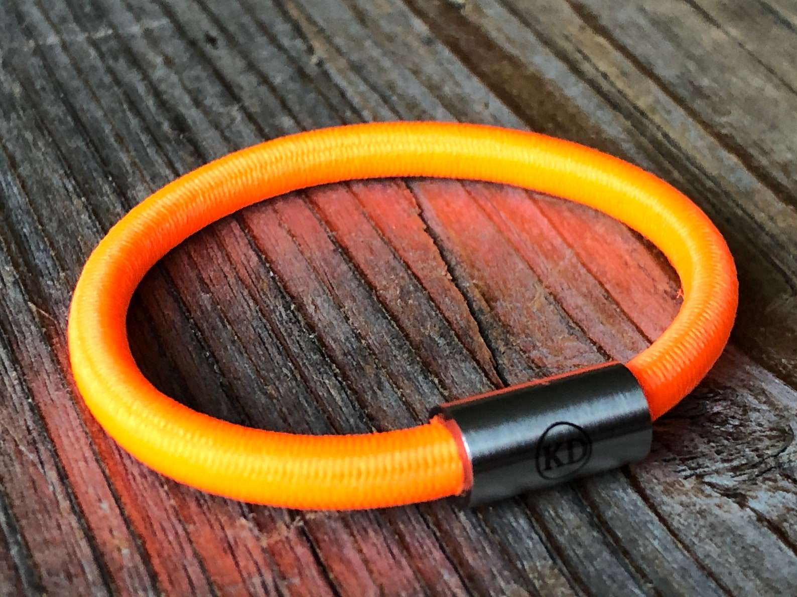 Kids Bracelet Neon Orange Bracelet Bracelet for Boy Kids Etsy