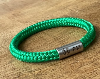 Gepersonaliseerde honkbal armband, groene paracord armband, sport liefhebber, koord armband voor kinderen, honkbal liefhebber armband