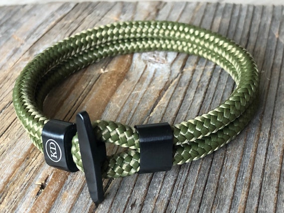 Paracord Survival Bracelet for Men Military Paracord Bracelet Rope Bracelet  Boyfriend Bracelet Climbing Bracelet -  Denmark