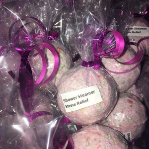 10x Stress Relief, shower bombs, Shower Steamers, Bath Bombs, favors, Wholesale, bulk gifts image 3