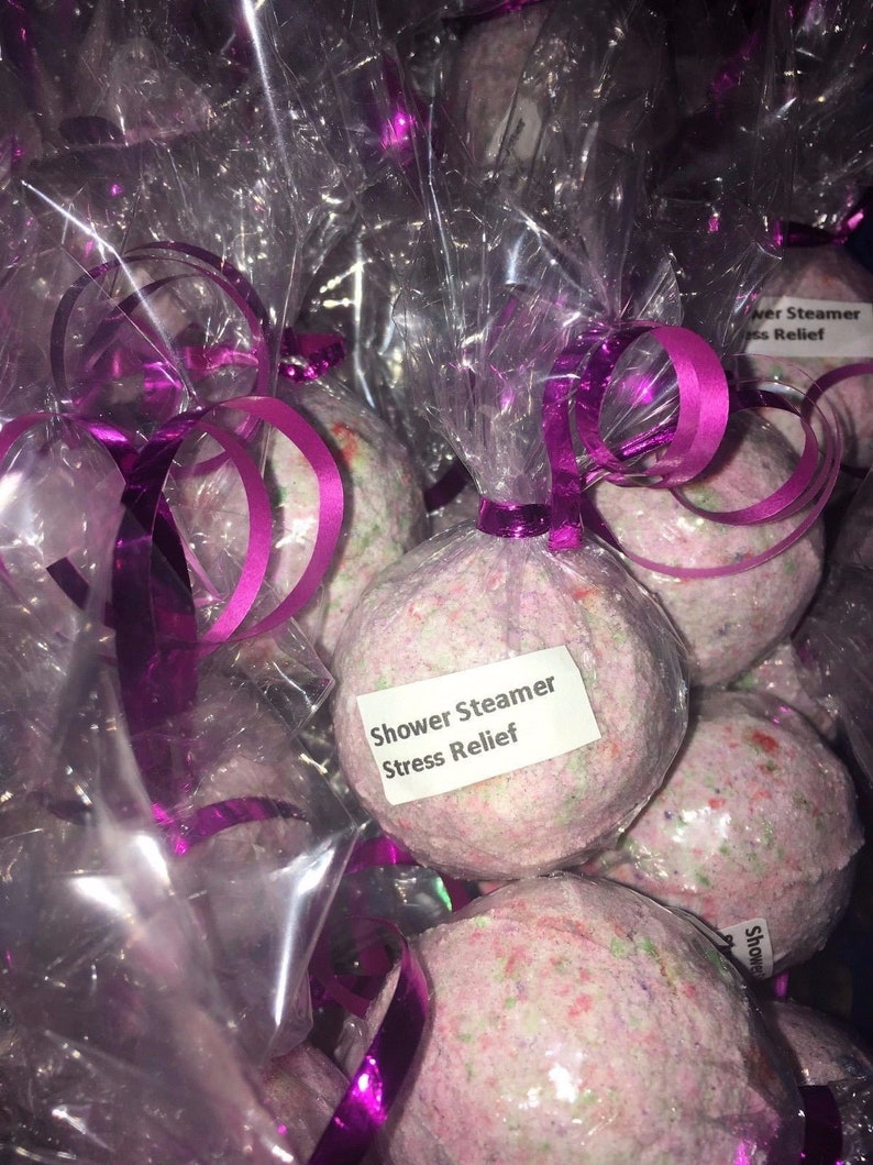 10x Stress Relief, shower bombs, Shower Steamers, Bath Bombs, favors, Wholesale, bulk gifts image 3
