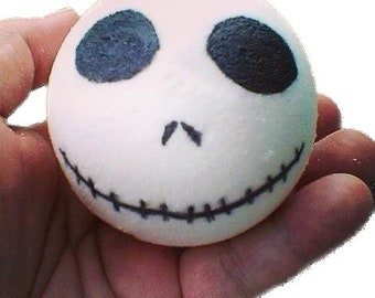 Bulk LOT of 6  Jack Skellington  the Skeleton bath bombs, lavender bath bombs