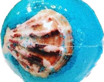 SIX surprise bath bombs / stress relief bath bombs / spa bath bombs / relaxation bath bomb / bulk gifts, seashells