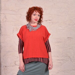Knit Knotted Scarf PDF Sewing Pattern – No-Sew Project