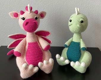 Amigurumi Dragon & T-Rex | Pattern Pack | CROCHET PATTERNS ONLY