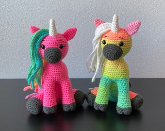 Amigurumi Jednorożec | TYLKO WZÓR SZYDEŁKOWY | mini jednorożec, amigurumi jednorożec, wzór na jednorożca, wzór amigurumi, szydełkowy jednorożec, samouczek