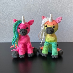 Amigurumi Unicorn | CROCHET PATTERN ONLY | mini unicorn, amigurumi unicorn, unicorn pattern, amigurumi pattern, crochet unicorn, tutorial