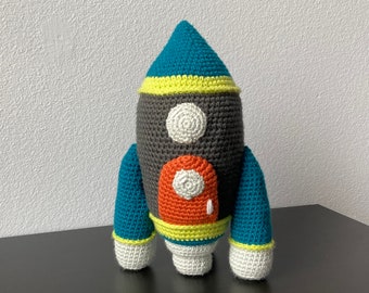 Amigurumi Rocket Ship | CROCHET PATTERN ONLY | rocket ship, space, rocket pattern, amigurumi rocket, rocket pdf, pdf pattern, space pattern