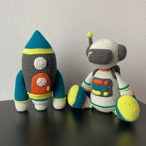 Amigurumi Astronaut & Rocket Ship | Pattern Pack | CROCHET PATTERN ONLY | rocket, astronaut, amigurumi, crochet, pattern, pdf, digital file