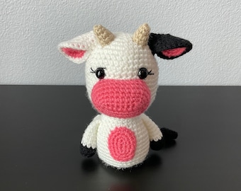 Mini Cow | CROCHET PATTERN ONLY | Amigurumi Cow, Mini Cow Pattern, Crochet Pattern, Animal Pattern, Cow Tutorial, Crochet Cow, Digital