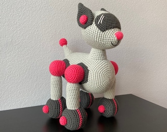 Amigurumi Robot Dog | CROCHET PATTERN ONLY | robot, dog, crochet pattern, amigurumi pattern, tutorial, robot dog, stuffy, pattern