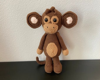 Amigurumi Monkey | CROCHET PATTERN ONLY | Monkey Pattern, Crochet Monkey, Monkey Tutorial, Pdf, Monkey Stuffy, Monkey Toy Tutorial, Pattern