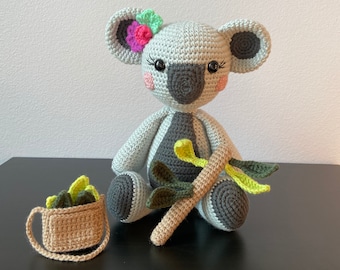 Amigurumi Koala | CROCHET PATTERN ONLY | Koala Stuffy, koala pattern, crochet koala, amigurumi koala, koala tutorial, crochet pattern