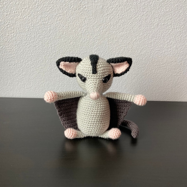 Amigurumi Zuckergleiter | NUR HÄKELMUSTER | Sugar Glider Pattern, Amigurumi Zucker Segelflugzeug, Zucker Segelflugzeug häkeln, Zucker Segelflugzeug Tutorial