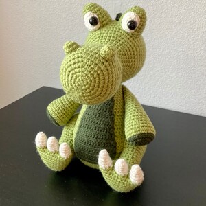 Amigurumi Alligator CROCHET PATTERN ONLY alligator amigurumi, alligator pattern, alligator tutorial, crochet pattern, amigurumi pattern image 8