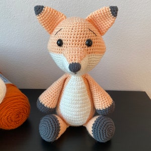 Amigurumi Fox CROCHET PATTERN ONLY Fox Stuffie Amigurumi Pattern image 4