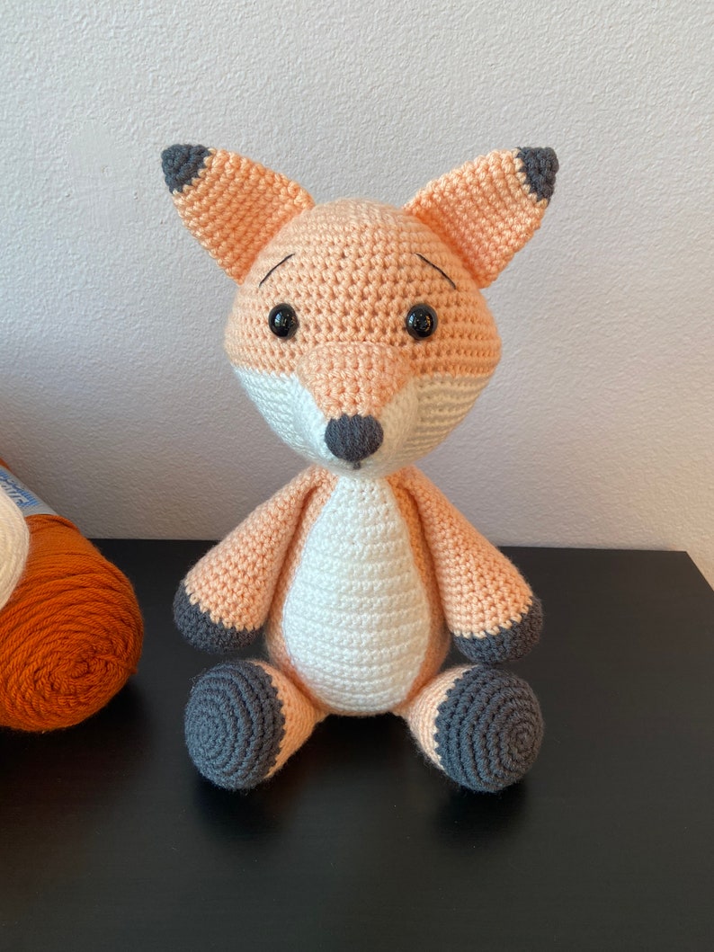 Amigurumi Fox CROCHET PATTERN ONLY Fox Stuffie Amigurumi Pattern image 4