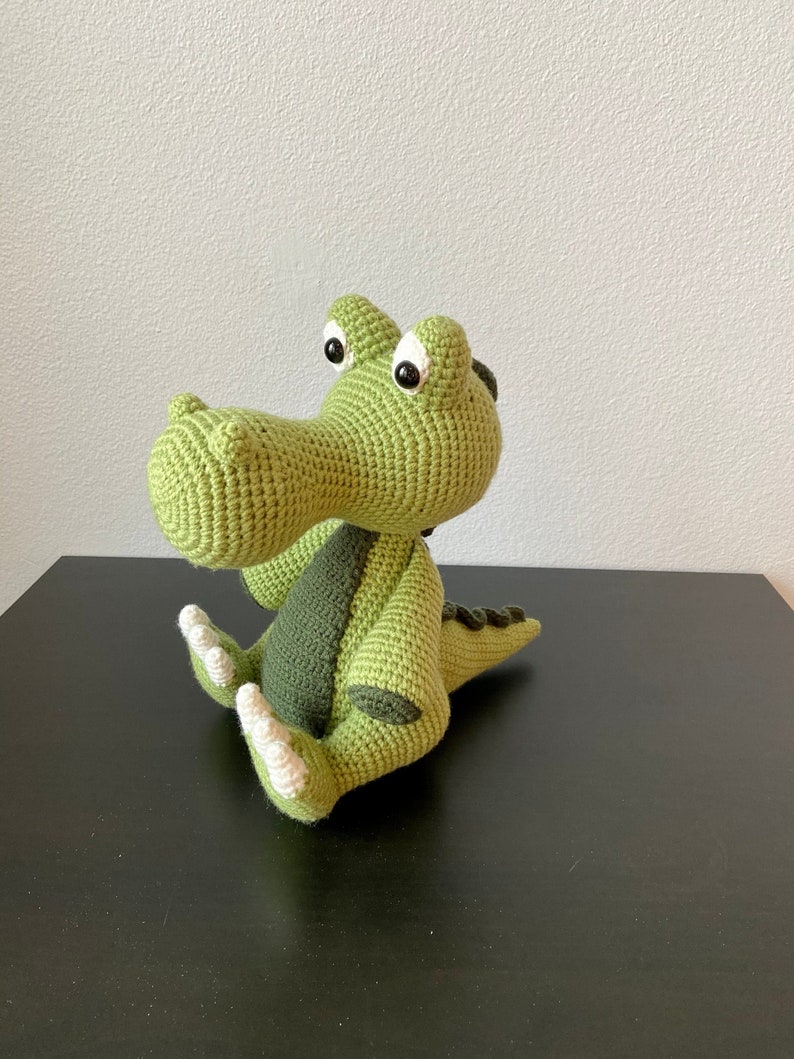 Amigurumi Alligator CROCHET PATTERN ONLY alligator amigurumi, alligator pattern, alligator tutorial, crochet pattern, amigurumi pattern image 1