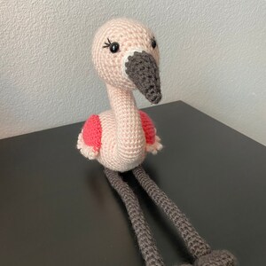 Amigurumi Flamingos Mama and Me Flamingos CROCHET PATTERN ONLY image 6