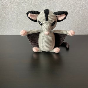 Amigurumi Sugar Glider CROCHET PATTERN ONLY Sugar Glider Pattern, amigurumi sugar glider, crochet sugar glider, sugar glider tutorial image 4