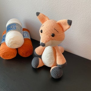 Amigurumi Fox CROCHET PATTERN ONLY Fox Stuffie Amigurumi Pattern image 7