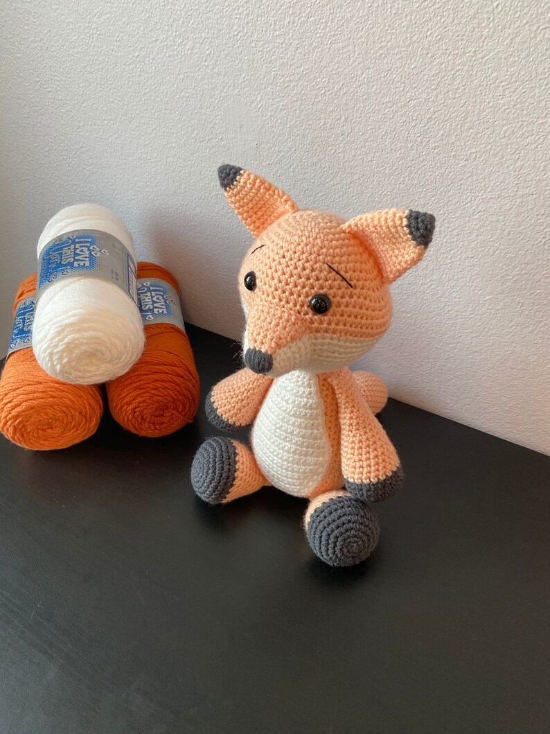 Amigurumi Fox CROCHET PATTERN ONLY Fox Stuffie Amigurumi Pattern image 7