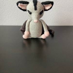 Amigurumi Sugar Glider CROCHET PATTERN ONLY Sugar Glider Pattern, amigurumi sugar glider, crochet sugar glider, sugar glider tutorial image 10