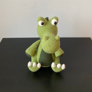 Amigurumi Alligator CROCHET PATTERN ONLY alligator amigurumi, alligator pattern, alligator tutorial, crochet pattern, amigurumi pattern image 7