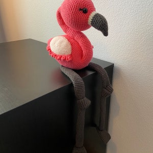 Amigurumi Flamingos Mama and Me Flamingos CROCHET PATTERN ONLY image 3