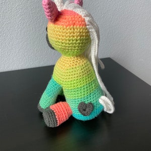 Amigurumi Unicorn CROCHET PATTERN ONLY mini unicorn, amigurumi unicorn, unicorn pattern, amigurumi pattern, crochet unicorn, tutorial image 7