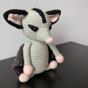 Amigurumi Sugar Glider CROCHET PATTERN ONLY Sugar Glider Pattern, amigurumi sugar glider, crochet sugar glider, sugar glider tutorial image 9