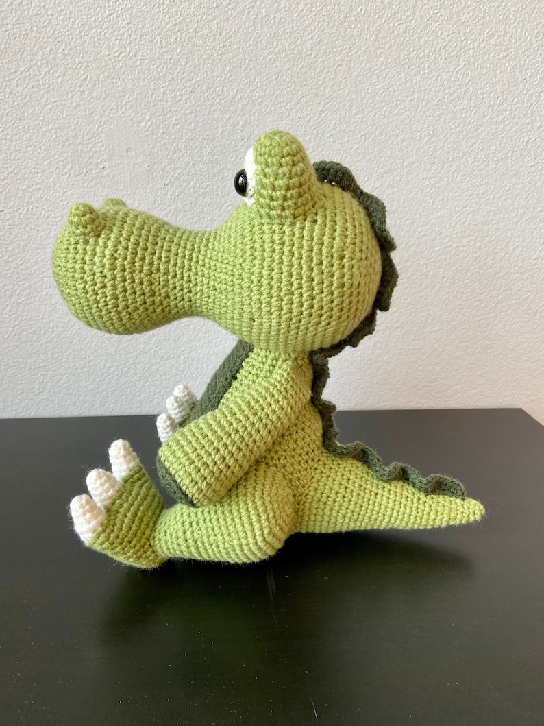 Amigurumi Alligator CROCHET PATTERN ONLY alligator amigurumi, alligator pattern, alligator tutorial, crochet pattern, amigurumi pattern image 2