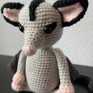 Amigurumi Sugar Glider CROCHET PATTERN ONLY Sugar Glider Pattern, amigurumi sugar glider, crochet sugar glider, sugar glider tutorial image 7