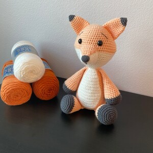 Amigurumi Fox CROCHET PATTERN ONLY Fox Stuffie Amigurumi Pattern image 6