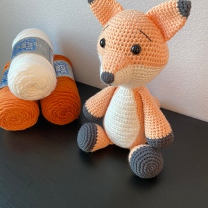 Amigurumi Fox CROCHET PATTERN ONLY Fox Stuffie Amigurumi Pattern image 5