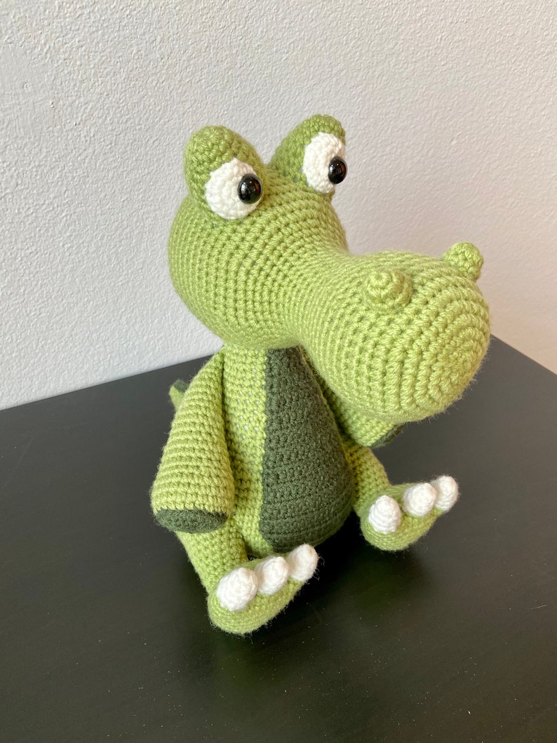 Amigurumi Alligator CROCHET PATTERN ONLY alligator amigurumi, alligator pattern, alligator tutorial, crochet pattern, amigurumi pattern image 4