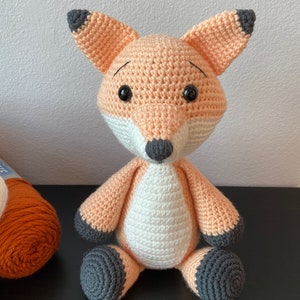 Amigurumi Fox CROCHET PATTERN ONLY Fox Stuffie Amigurumi Pattern image 2